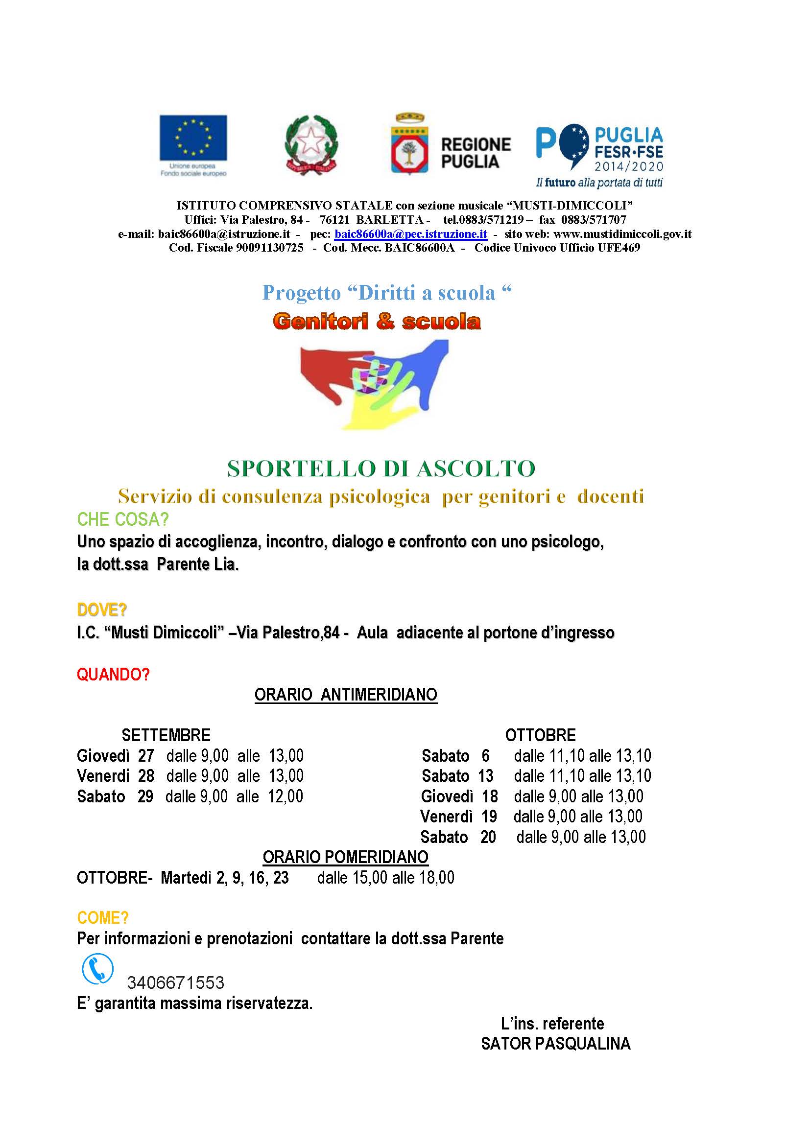 LOCANDINA SPORTELLO